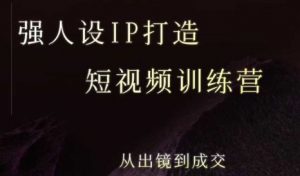 强人设ip打造课,8月最新5天短视频ip训练营,从出镜到成交-阳知网创资源库