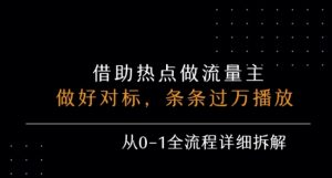 公众号流量主之景点吐槽,引发共鸣,条条过万播放,单篇收益50-3张,从0-1全流程详细拆解-阳知网创资源库