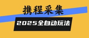 2025携程信息采集全自动玩法，高单价，零人工，全天开干【揭秘】-阳知网创资源库