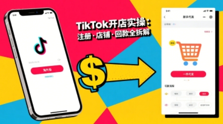 TikTok从开店到投流的进阶课,从基础实操到高阶技巧一网打尽-阳知网创资源库