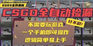 CSGO自动捡漏项目，最新独家玩法，一个手机即可操作，新手小白轻松月入1W+，操作简单易上手【揭秘】-阳知网创资源库