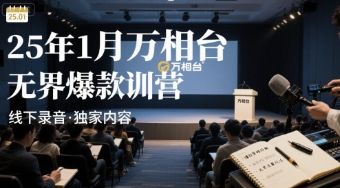25年1月万相台无界爆款特训营线下录音-阳知网创资源库