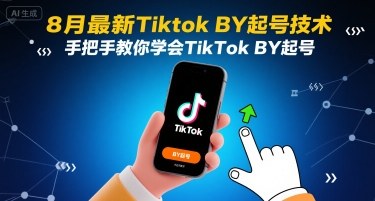 8月最新Tiktok搬运起号技术,手把手教你学会TikTok搬运起号-阳知网创资源库