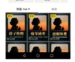 超高变现的短视频减肥细分赛道,减肥账号抖音实战训练营-阳知网创资源库