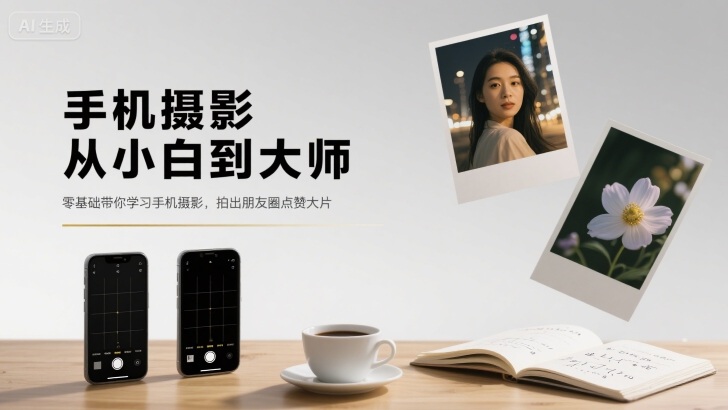 手机摄影从小白到大师,零基础带你学习手机摄影,拍出朋友圈点赞大片-阳知网创资源库