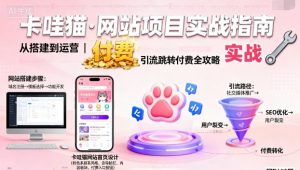 卡哇猫·网站项目,网站搭建与运营以及引流跳转付费-阳知网创资源库