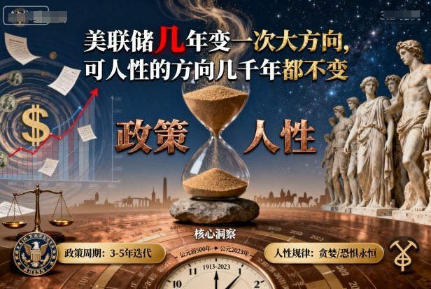 付费文章:美联储几年变一次大方向,可人性的方向几千年都不变-阳知网创资源库