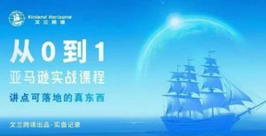 从0-1亚马逊实战课程,亚马逊从0-1,从1-10实操变现-阳知网创资源库