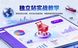 独立站实战教学,跨境经营全攻略,助您告别流量依赖,掌握跨境经营的终极奥-阳知网创资源库