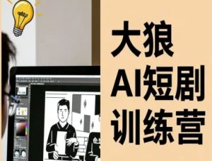 大狼AI短剧训练营-短剧课程（更新中）-阳知网创资源库