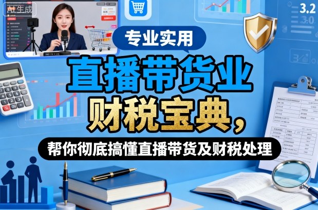 直播带货业财税宝典,帮你彻底搞懂直播带货及财税处理-阳知网创资源库