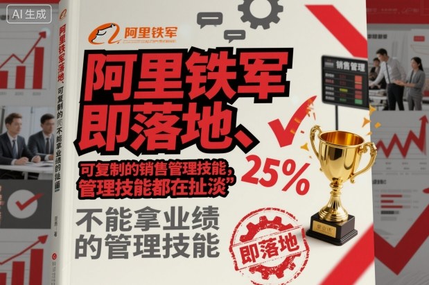 阿里铁军即落地、可复制的销售管理技能,不能拿业绩的管理技能都在扯淡-阳知网创资源库