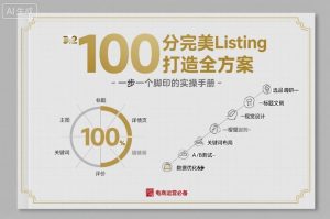 100分完美Listing打造全方案，想要完美listing必须是需要一步一个脚印的-阳知网创资源库