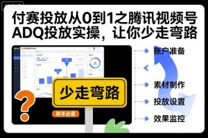 付赛投放从0到1之腾讯视频号ADQ投放实操,让你少走弯路-阳知网创资源库