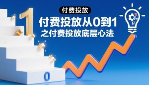 付费投放从0到1之付费投放底层心法-阳知网创资源库