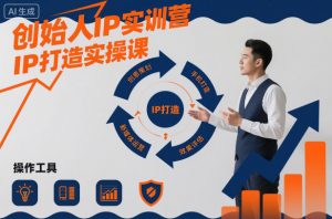 创始人IP实训营,IP打造实操课-阳知网创资源库
