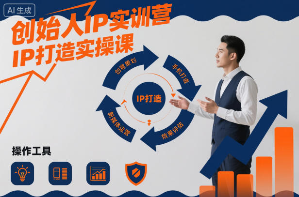 创始人IP实训营,IP打造实操课-阳知网创资源库