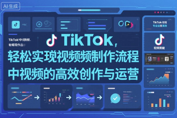 TikTok中视频制做流程,轻松实现Tk中视频的高效创作与运营-阳知网创资源库