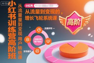 小红书训练营高阶班，从流量到变现的增长飞轮系统课-阳知网创资源库