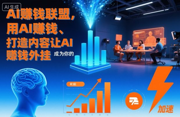 AI賺钱联盟,用AI賺钱、打造内容让AI成为你的賺钱外挂-阳知网创资源库