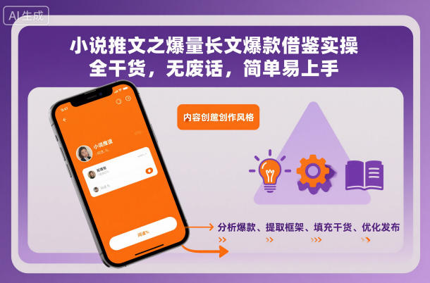 小说推文之爆量长文爆款借鉴实操,全干货,无废话,简单易上手-阳知网创资源库