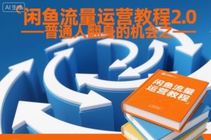 闲鱼流量运营教程2.0——普通人翻身的机会之一-阳知网创资源库