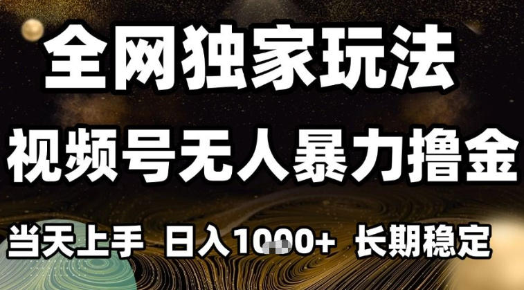 年底最新独家视频号无人直播撸礼物,小白也能轻松日入1k+,长期稳定,可批量复制【揭秘】-阳知网创资源库