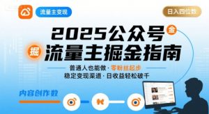公众号流量主变现项目2025,普通人也能通过这个项目日入四位数(更新)-阳知网创资源库