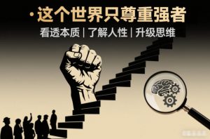 开悟1.0:这个世界只尊重强者,看透本质-了解人性-升级思维-阳知网创资源库