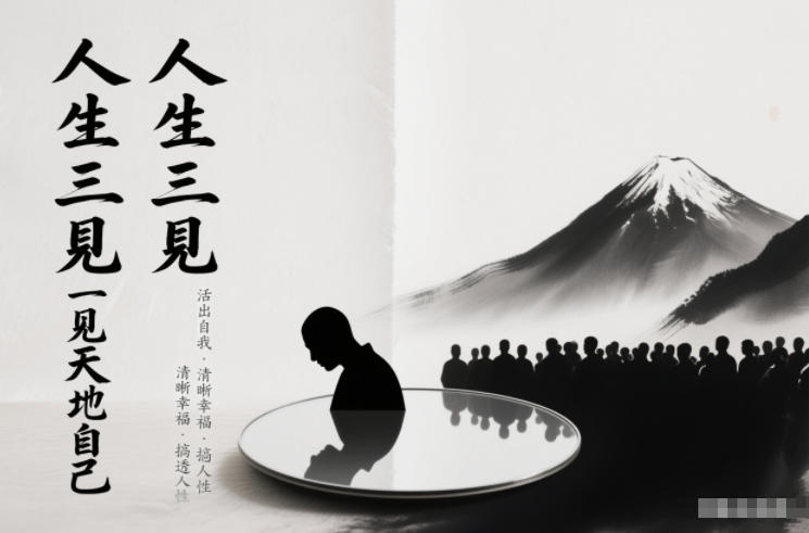 人生三见一见天地见众生见自己,活出自我拥有清晰幸福人生,搞透人性-阳知网创资源库