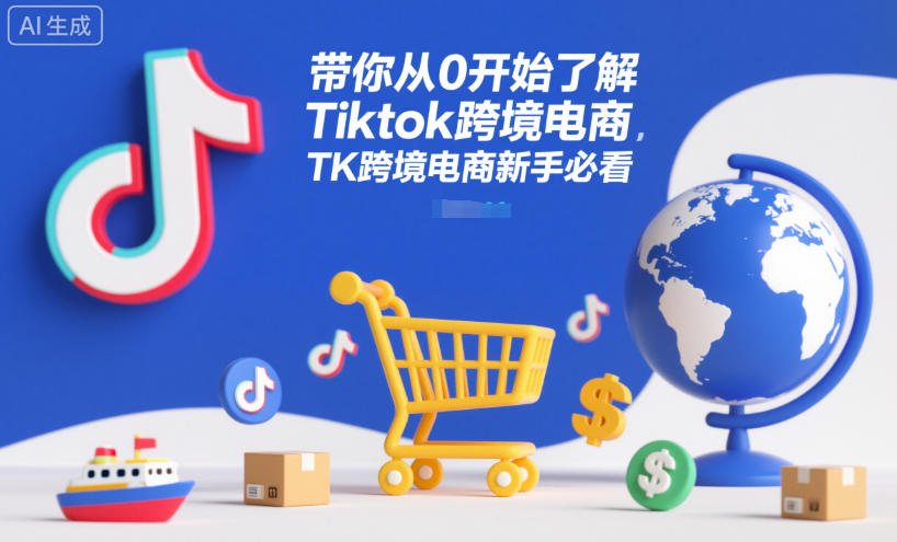 带你从0开始了解Tiktok跨境电商,TK跨境电商新手必看-阳知网创资源库