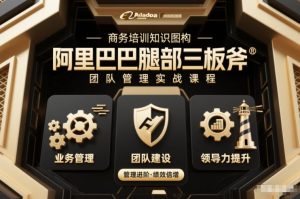 团队管理必学课程系列,阿里巴巴“腿部三板斧”-阳知网创资源库