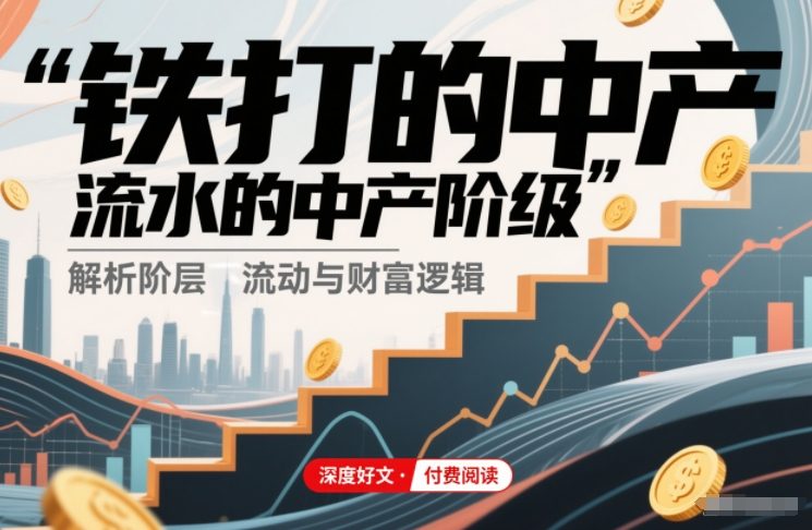 付费文章:铁打的中产,流水的中产阶级-阳知网创资源库