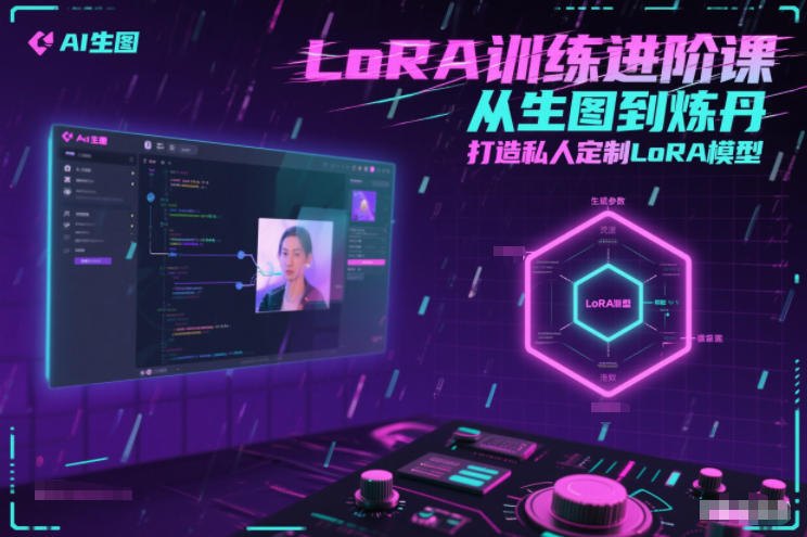 LoRA训练进阶课,从生图到炼丹,打造私人定制LoRA模型-阳知网创资源库