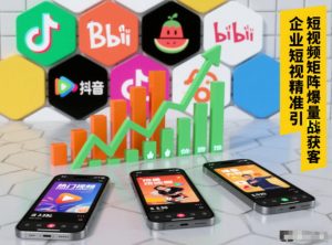 企业短视频精准引流矩阵获客,短视频矩阵爆量战法-阳知网创资源库