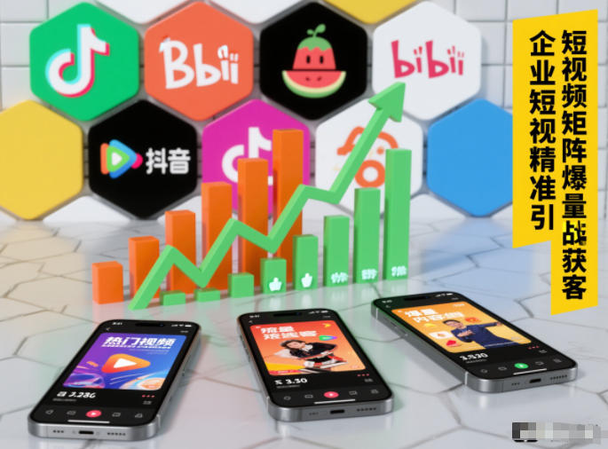 企业短视频精准引流矩阵获客,短视频矩阵爆量战法-阳知网创资源库