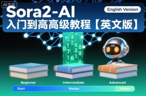 Sora2-AI入门到高级教程【英文版】-阳知网创资源库