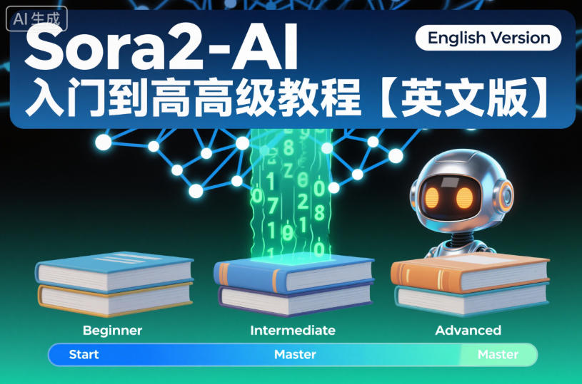 Sora2-AI入门到高级教程【英文版】-阳知网创资源库