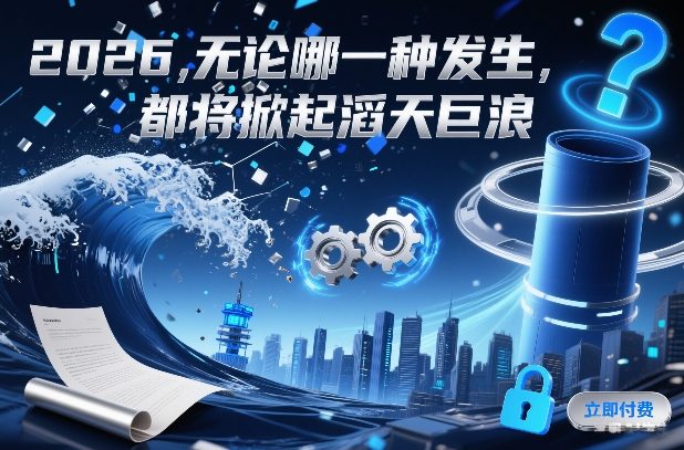 付费文章:2026,无论哪一种发生,都将掀起滔天巨浪-阳知网创资源库
