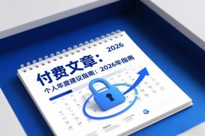 付费文章：个人年度建议指南：2026年指南-阳知网创资源库