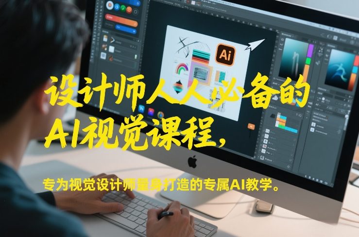 设计师人人必备的AI视觉课程，专为视觉设计师量身打造的专属AI教学-阳知网创资源库