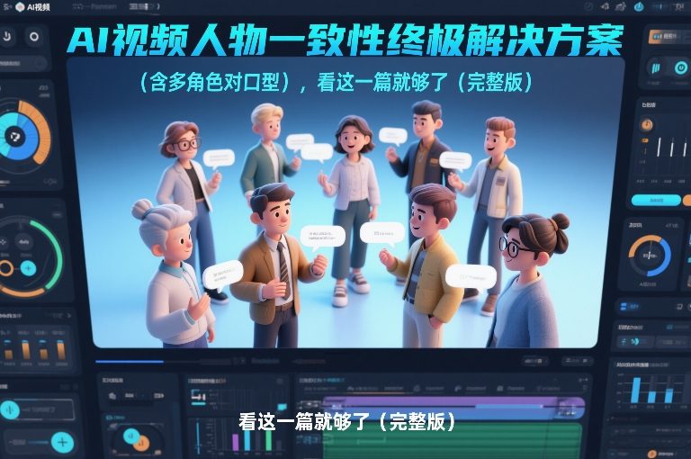 AI视频人物一致性终极解决方案(含多角色对口型),看这一篇就够了(完整版)-阳知网创资源库