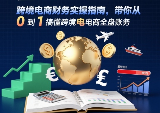 跨境电商财务实操指南,带你从0到1搞懂跨境电商全盘账务-阳知网创资源库