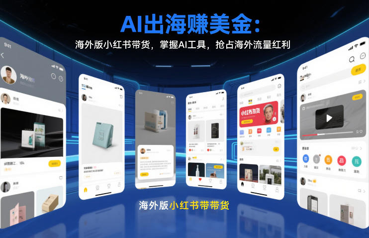 AI出海賺美金:海外版小红书带货,掌握AI工具,抢占海外流量红利(更新2026)-阳知网创资源库